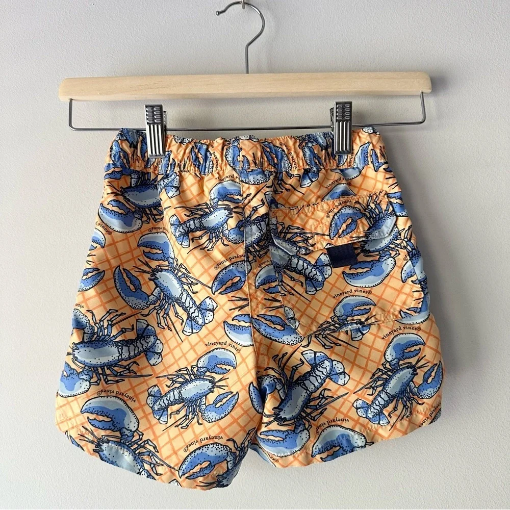 Vineyard Vines Lobster Print Swim Shorts